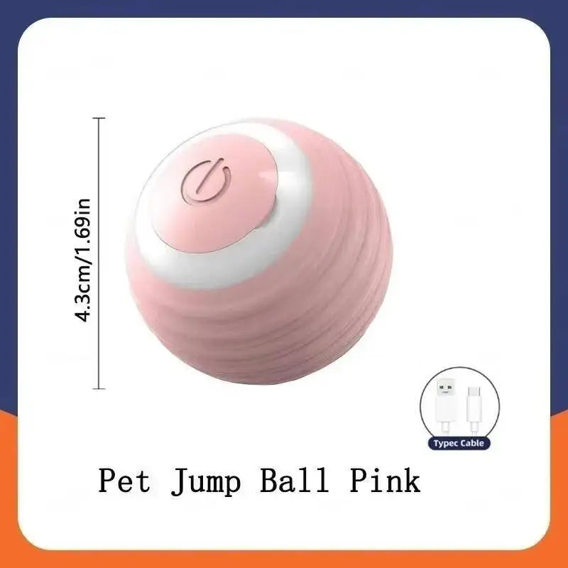 Automatic Moving Smart Pet Ball – USB Rechargeable Interactive Toy