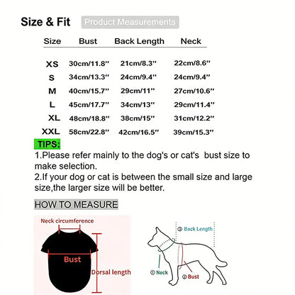 Athletic Pet Tee & Summer Jersey