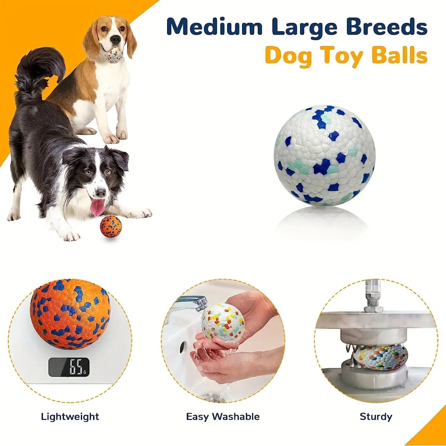 Durable Dog Chew Ball