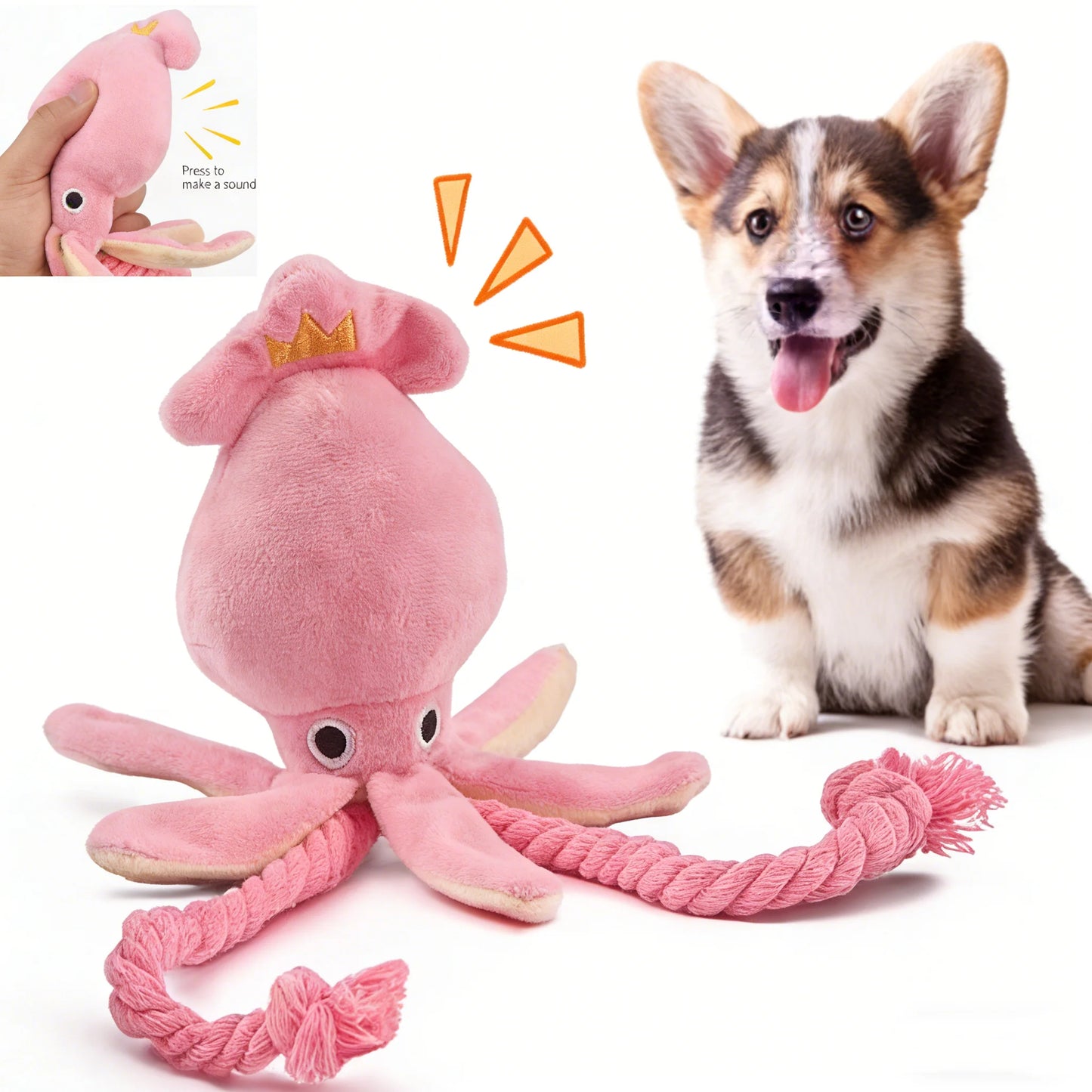 Cotton Rope Octopus Chew Toy