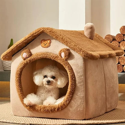 Foldable Pet House Bed