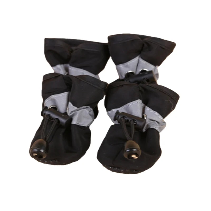 No-Slip Rain Boots for Dogs (Set of 4) — Waterproof Paw Protection