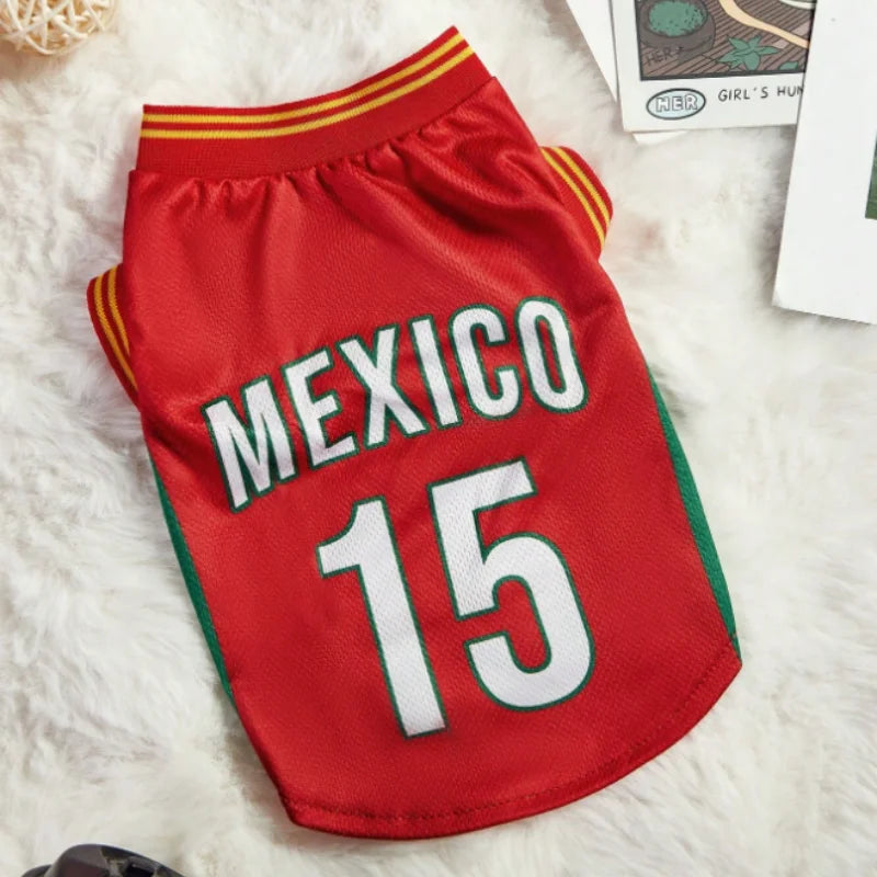 Athletic Pet Tee & Summer Jersey