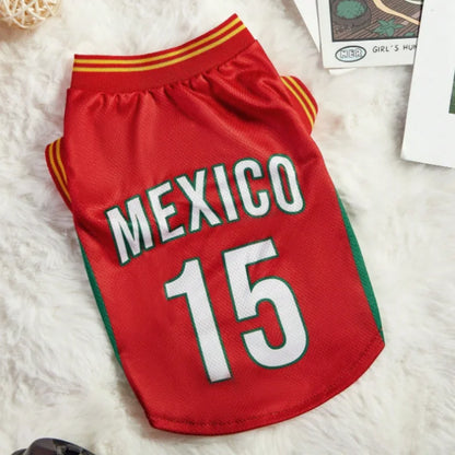 Athletic Pet Tee & Summer Jersey