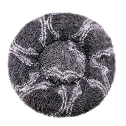 Round Plush Pet Bed (40–90cm)