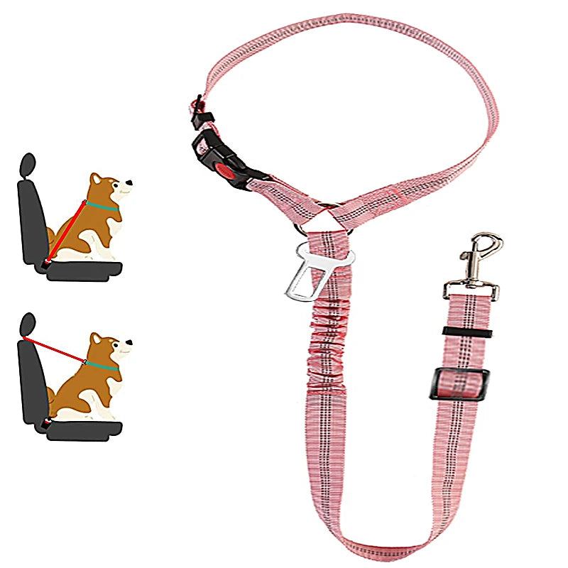 2-in-1 Pet Car Seat Belt Harness