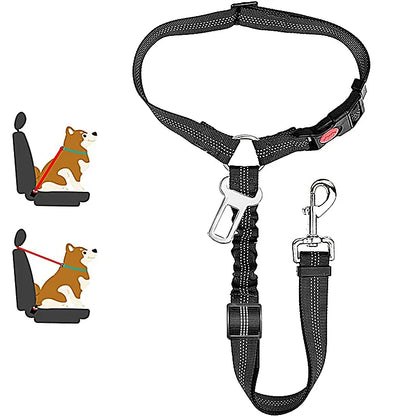 2-in-1 Pet Car Seat Belt Harness