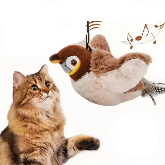 Rechargeable Interactive Bird Cat Toy