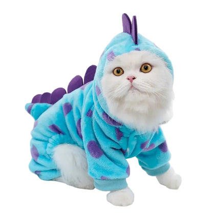 Dinosaur Hooded Pet Coat