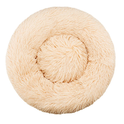 Round Plush Pet Bed (40–90cm)