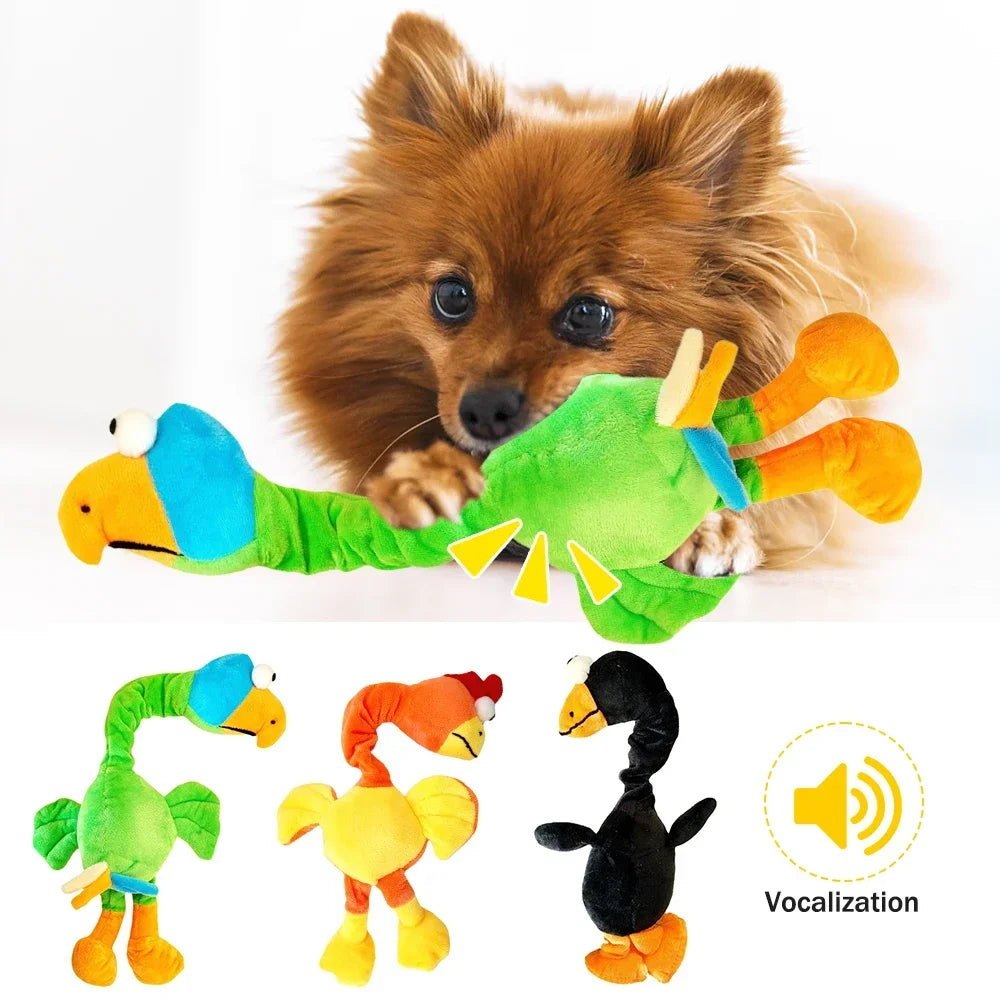 Screaming Chicken Dog Toy