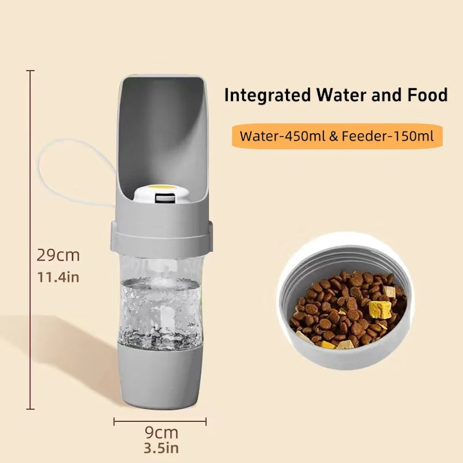 Portable Pet Water & Food Bottle