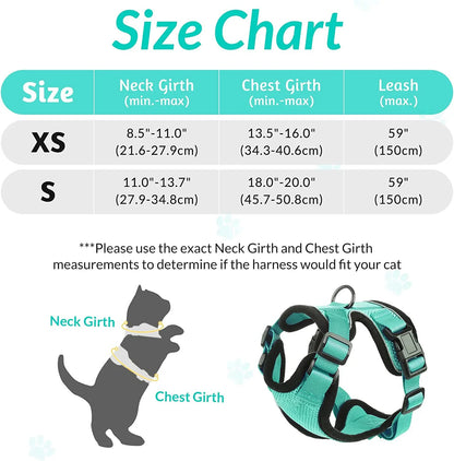 Escape-Proof Cat Harness & Leash