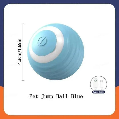 Automatic Moving Smart Pet Ball – USB Rechargeable Interactive Toy