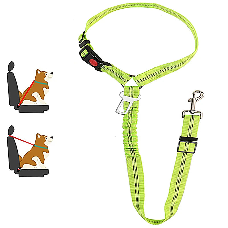 2-in-1 Pet Car Seat Belt Harness