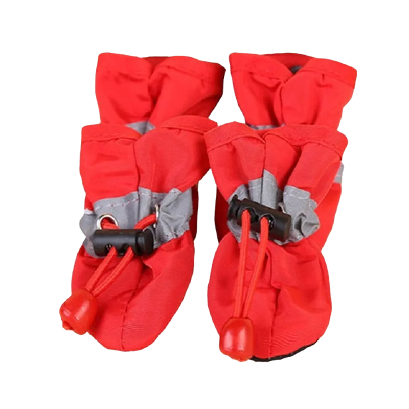 No-Slip Rain Boots for Dogs (Set of 4) — Waterproof Paw Protection