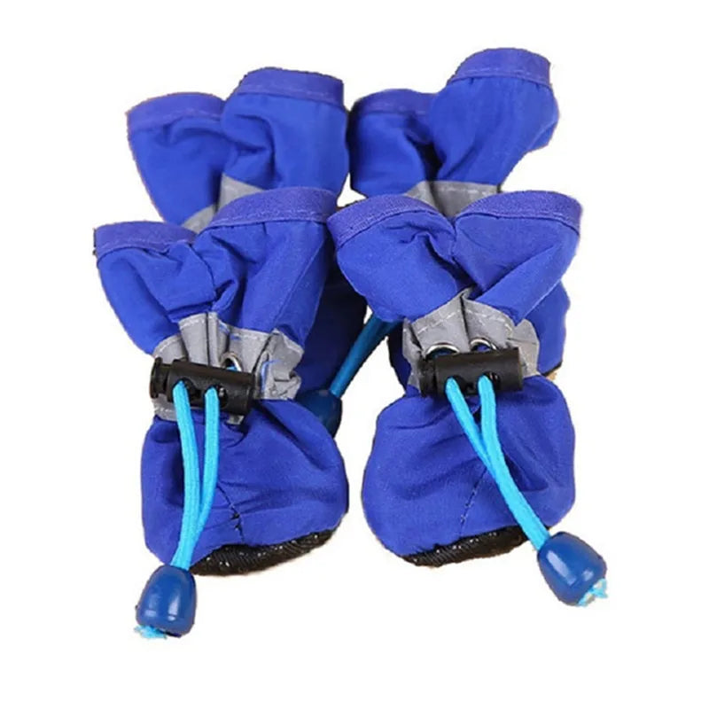 No-Slip Rain Boots for Dogs (Set of 4) — Waterproof Paw Protection