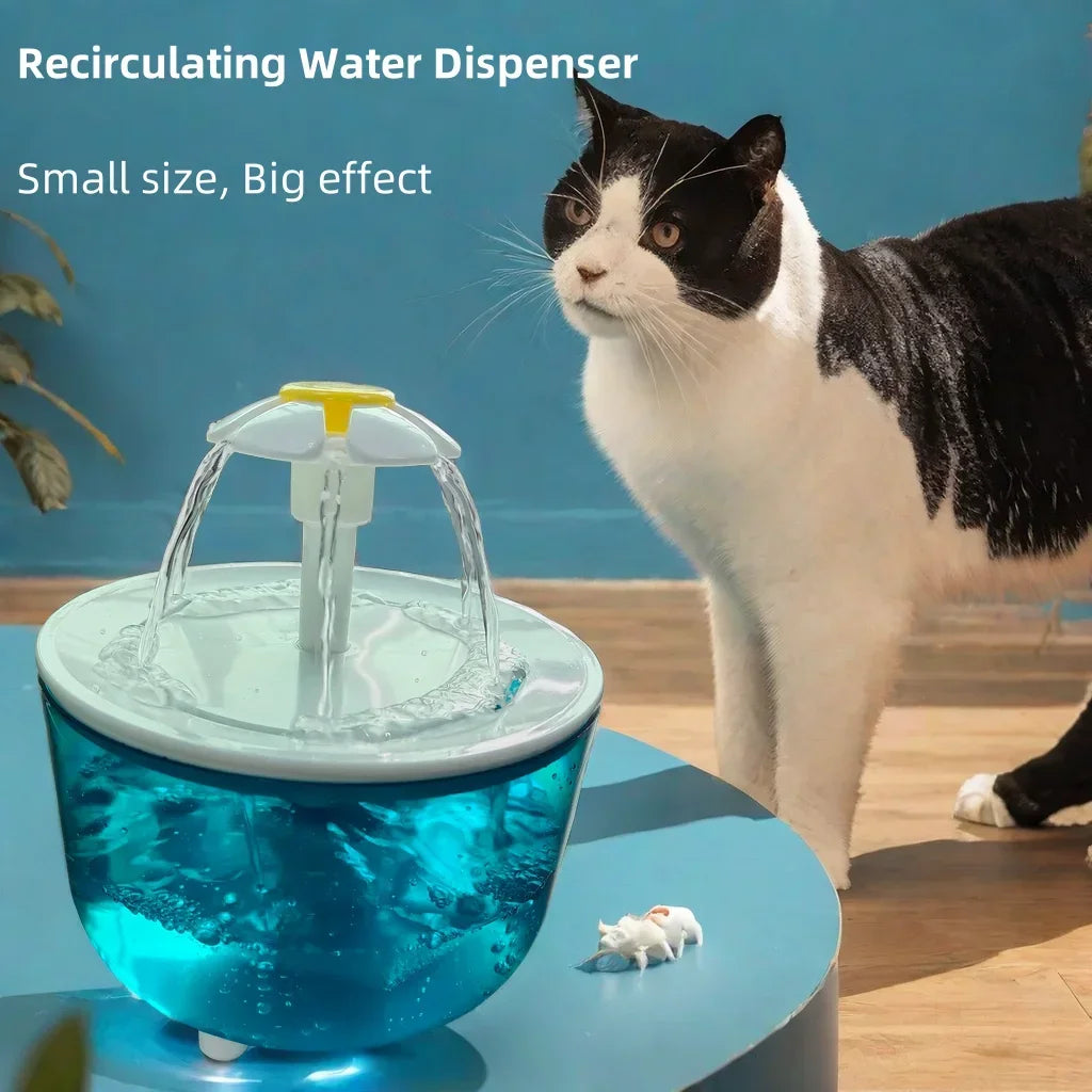 PuppyMeo 1.2L Ultra-Quiet Cat Water Dispenser