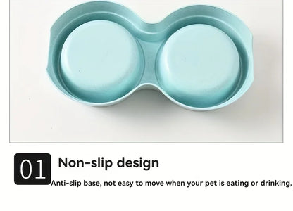 Dual Stainless Steel Pet Bowls
