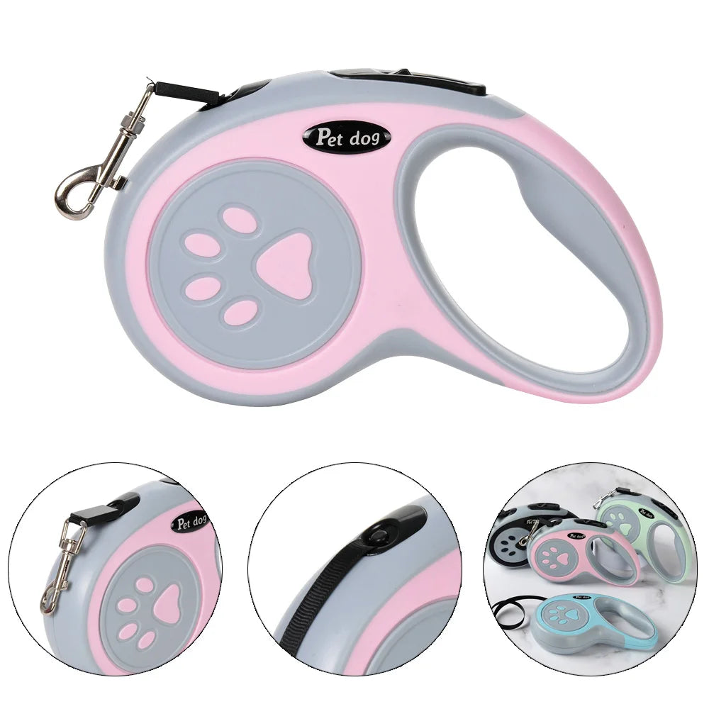 Retractable Nylon Dog Leash