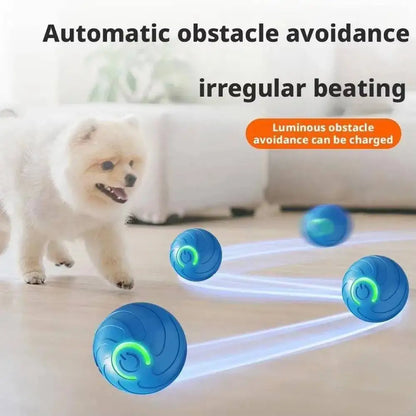 Automatic Moving Smart Pet Ball – USB Rechargeable Interactive Toy