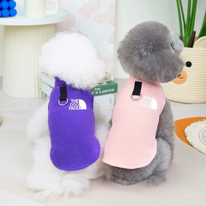 Cozy Fleece Dog Vest – Warm Activewear Jacket