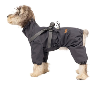 Waterproof Dog Raincoat with Harness