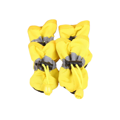 No-Slip Rain Boots for Dogs (Set of 4) — Waterproof Paw Protection
