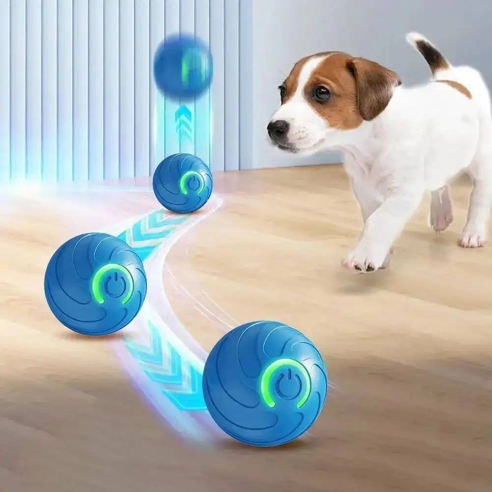 Automatic Moving Smart Pet Ball – USB Rechargeable Interactive Toy