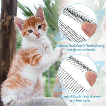 Wooden Handle Pet Grooming Comb