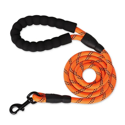 PuppyMeo Luxe Guard Leash | Reflective Heavy-Duty Nylon Traction Rope