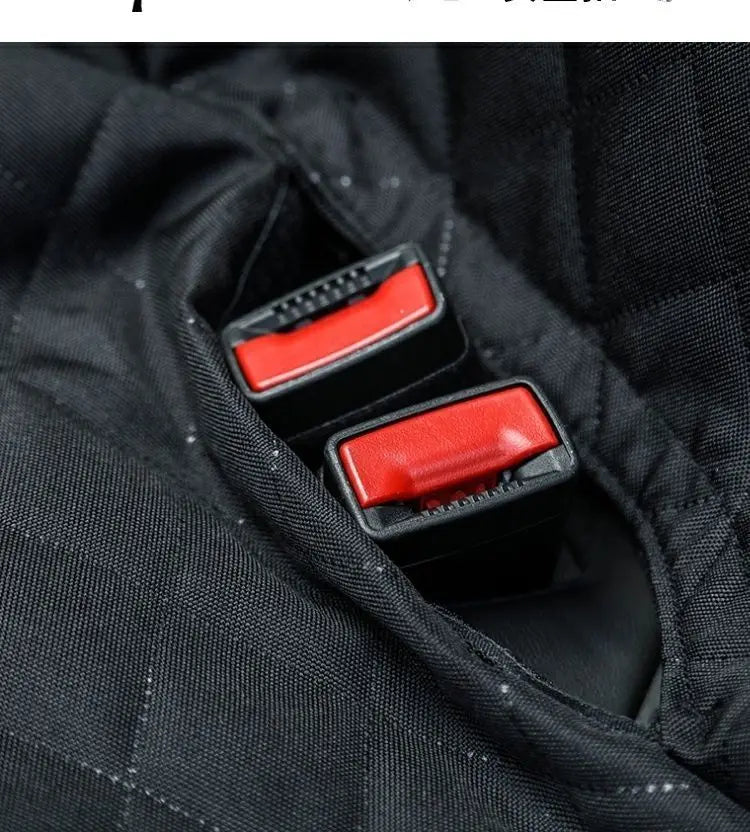 Premium Waterproof Dog Car Seat Cover with Armrest Opener
