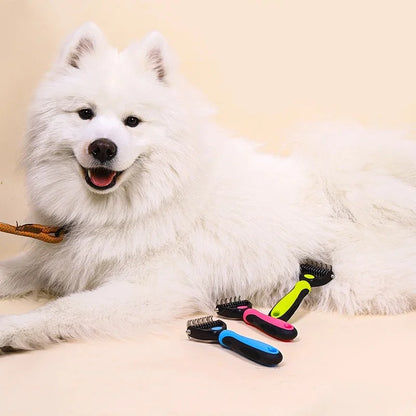 Double-Sided Pet Knot Comb