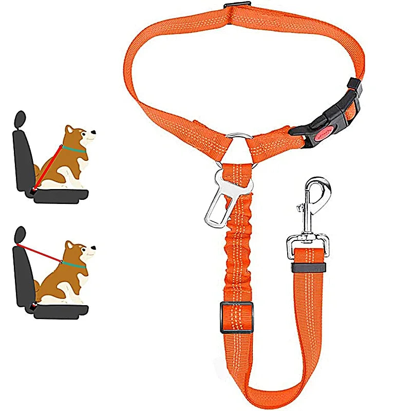 2-in-1 Pet Car Seat Belt Harness