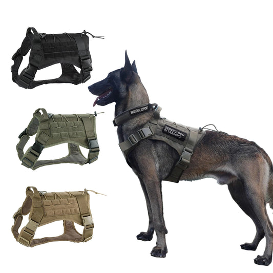 Tactical Dog Harness for Large Pet No-Pull