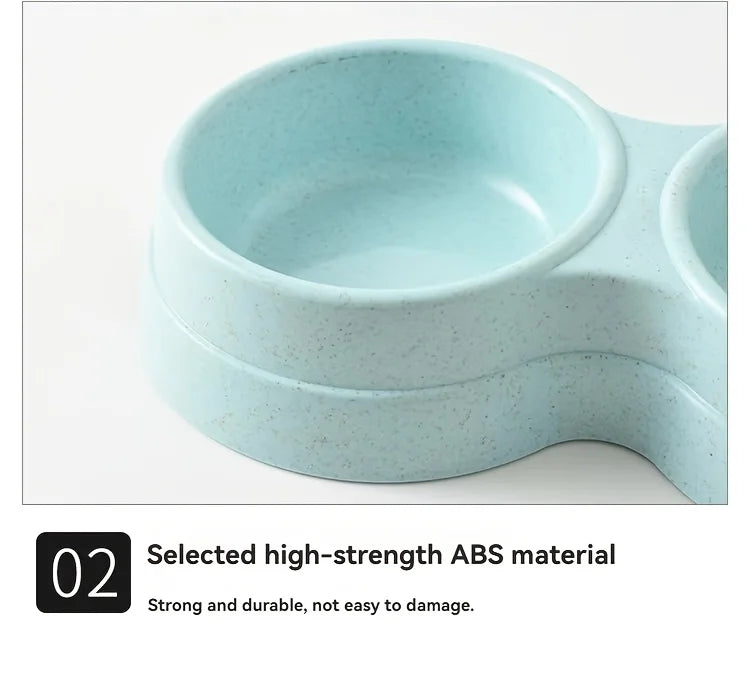 Dual Stainless Steel Pet Bowls