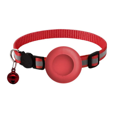 Reflective Cat Collar with Tracker Holder