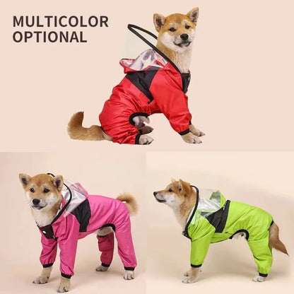 Technical Outdoor Pet Rain Jacket
