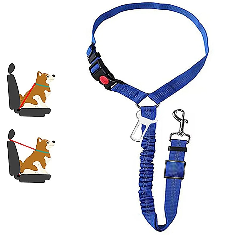 2-in-1 Pet Car Seat Belt Harness