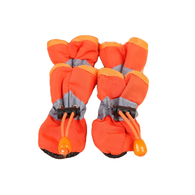 No-Slip Rain Boots for Dogs (Set of 4) — Waterproof Paw Protection