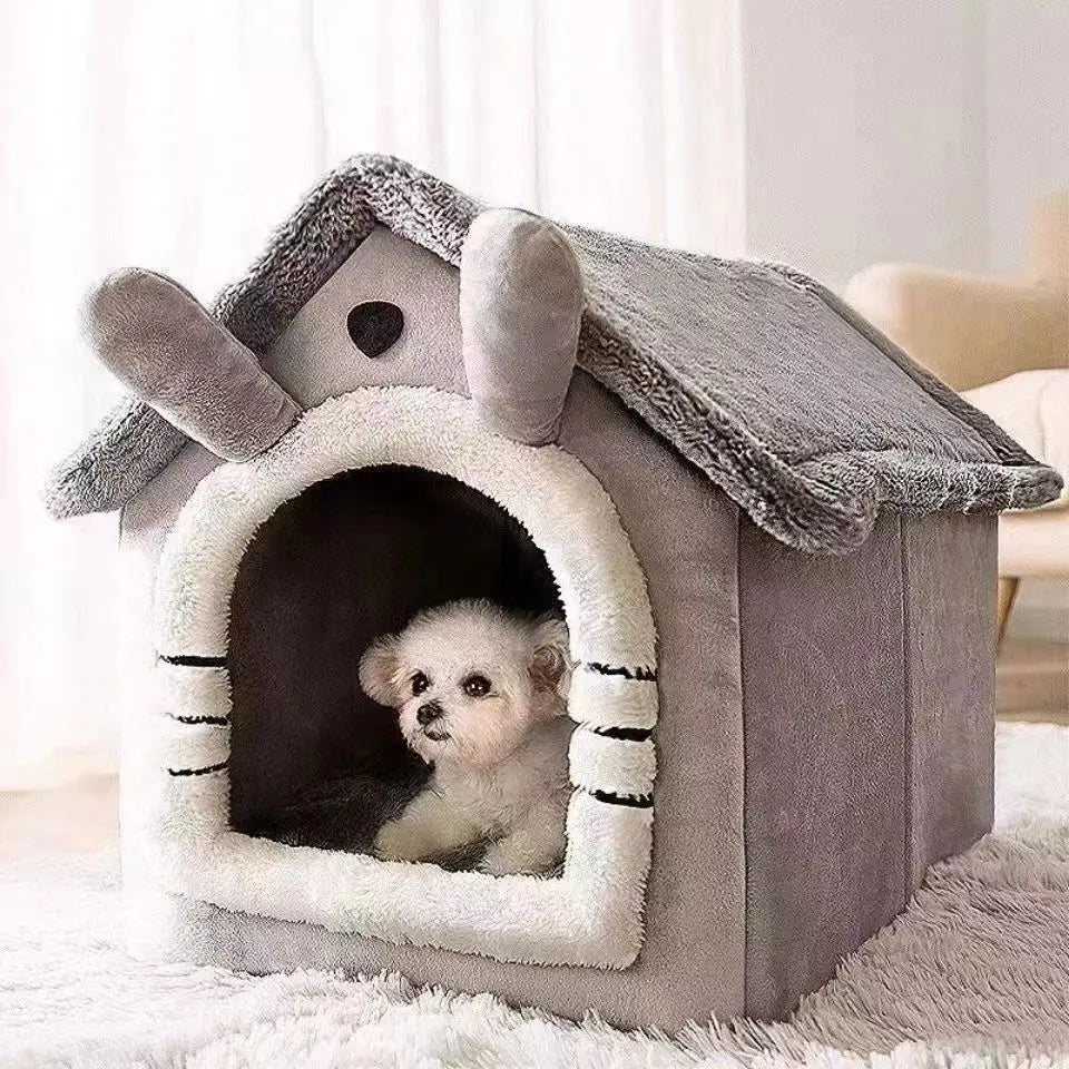 Shop the indoor warm pet tent house with a soft, removable cushion for your dogs & cats. Perfect for keeping pets warm in winter.