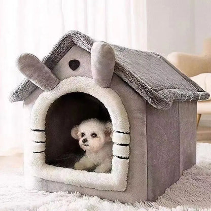 Shop the indoor warm pet tent house with a soft, removable cushion for your dogs & cats. Perfect for keeping pets warm in winter.