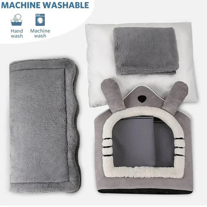 Shop the indoor warm pet tent house with a soft, removable cushion for your dogs & cats. Perfect for keeping pets warm in winter.
