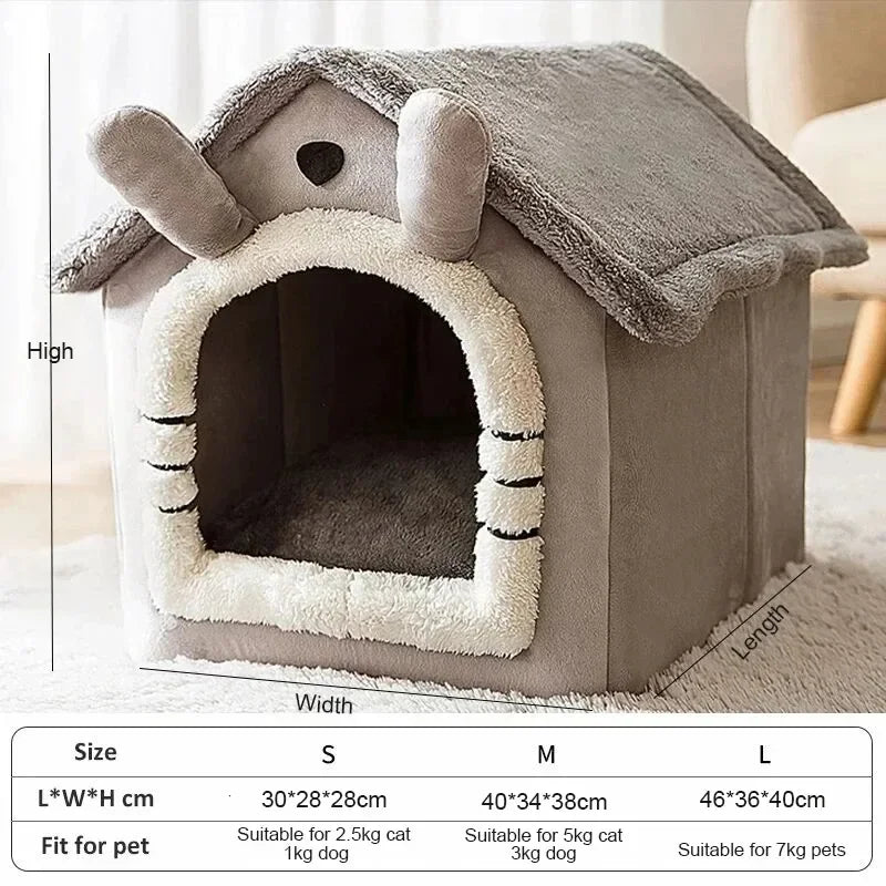 Shop the indoor warm pet tent house with a soft, removable cushion for your dogs & cats. Perfect for keeping pets warm in winter.