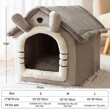Shop the indoor warm pet tent house with a soft, removable cushion for your dogs & cats. Perfect for keeping pets warm in winter.
